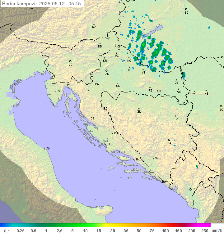 Padavine Hrvaška