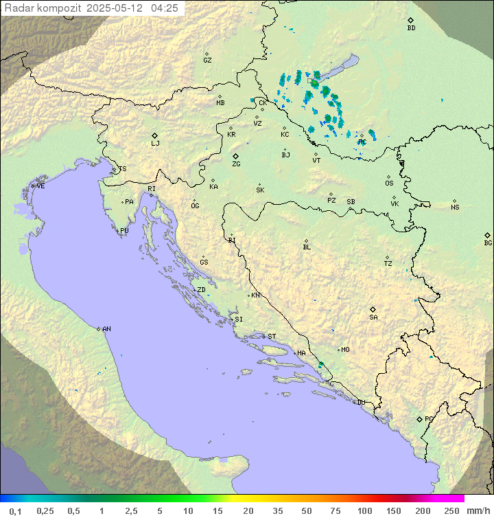 Padavine Hrvaška