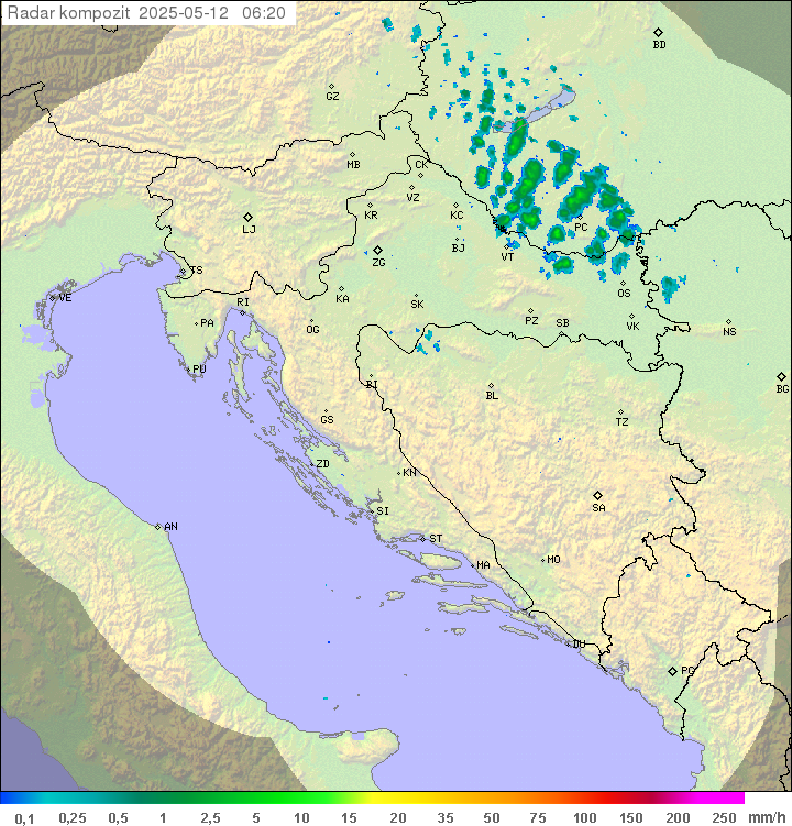 Padavine Hrvaška