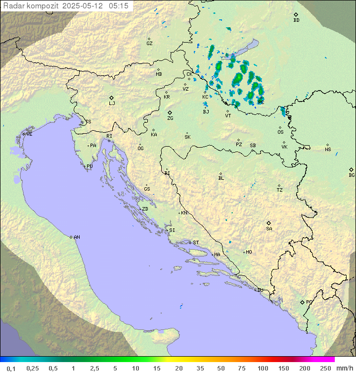 Padavine Hrvaška