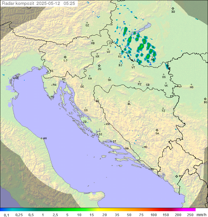 Padavine Hrvaška