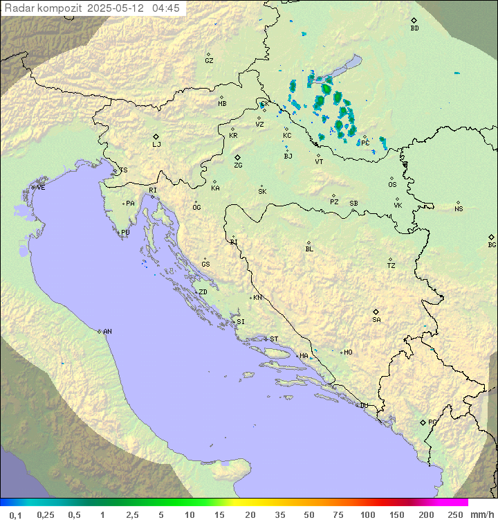 Padavine Hrvaška