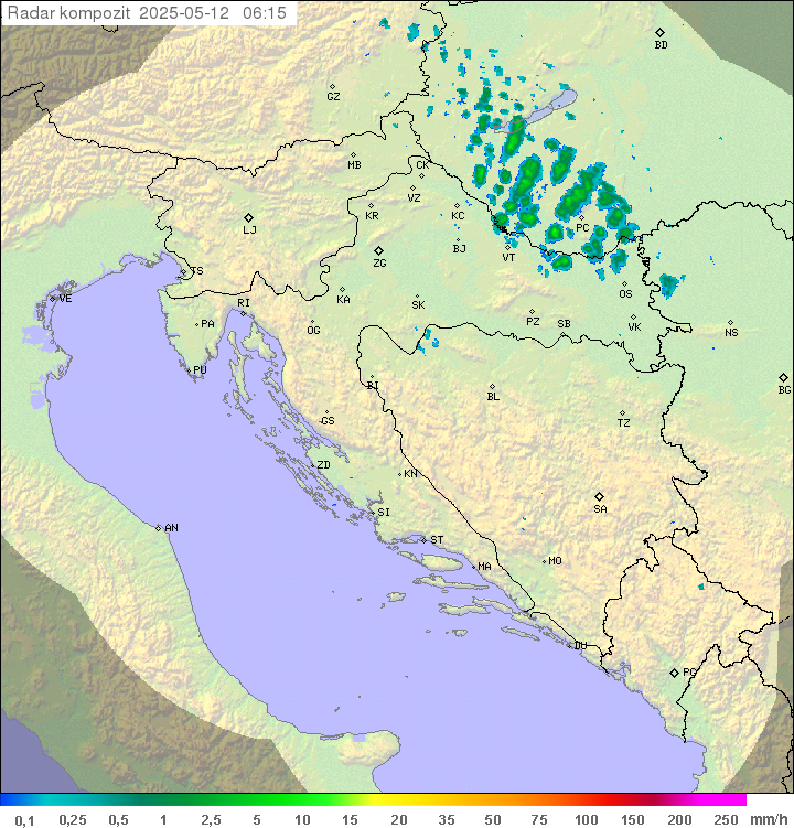 Padavine Hrvaška