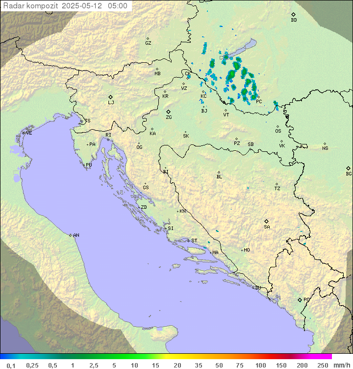 Padavine Hrvaška