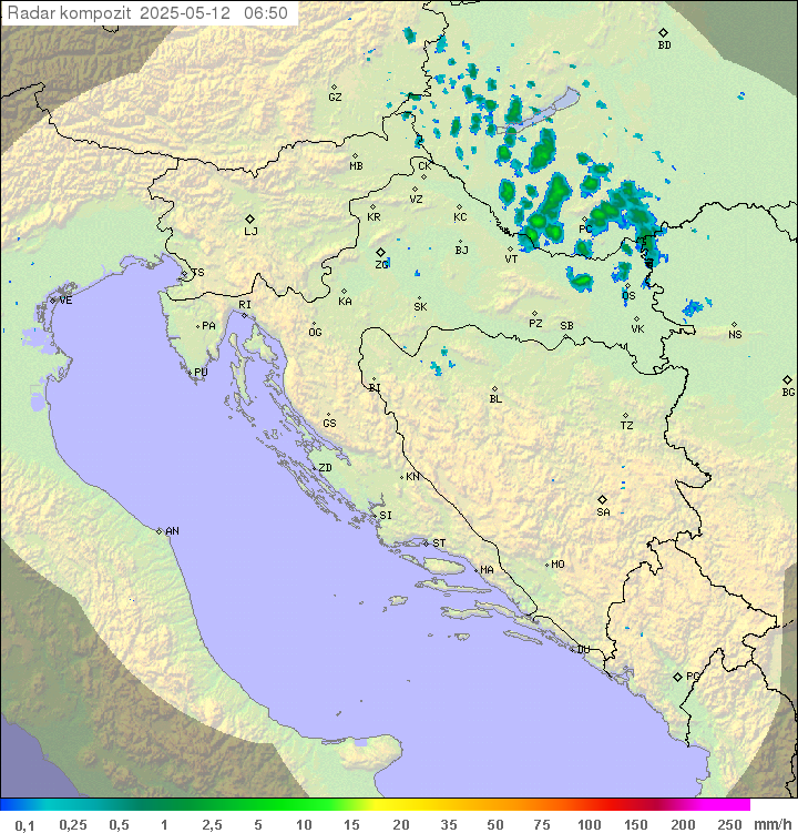 Padavine Hrvaška