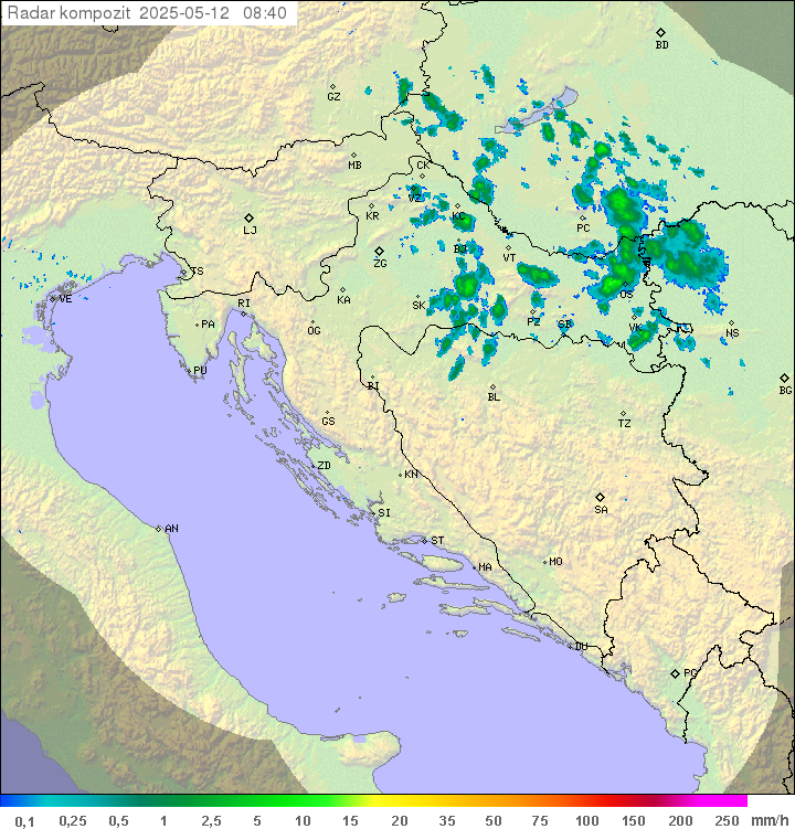 Padavine Hrvaška