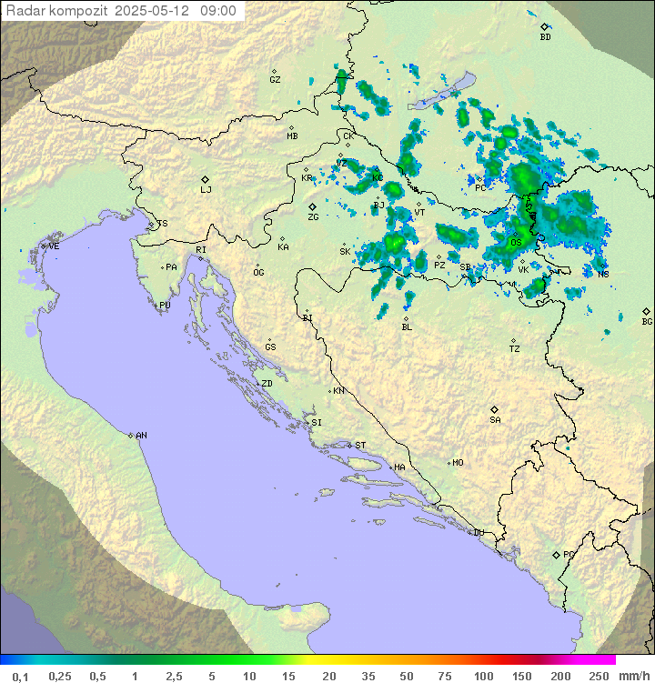 Padavine Hrvaška