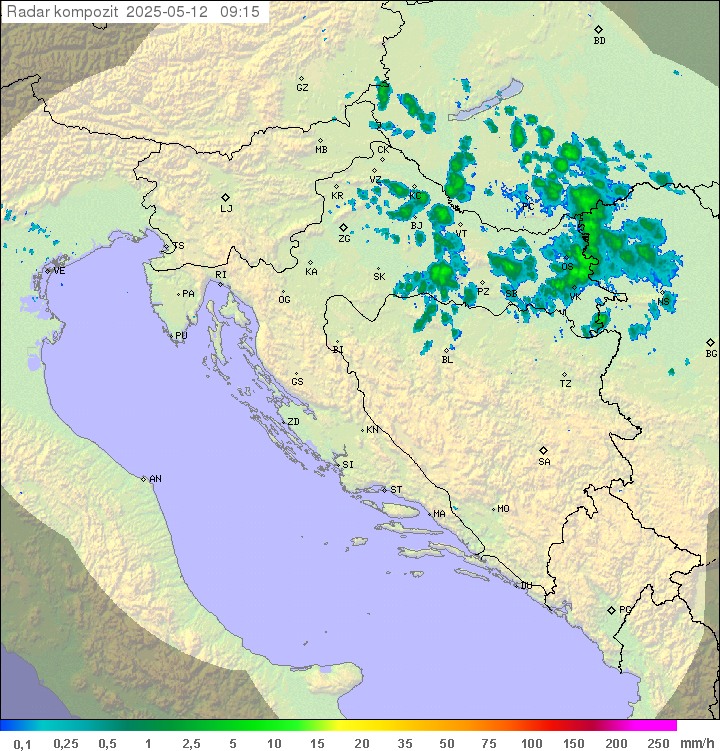 Padavine Hrvaška
