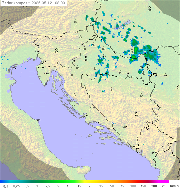 Padavine Hrvaška