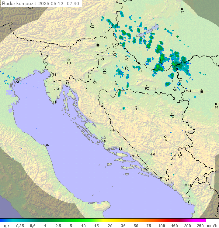 Padavine Hrvaška