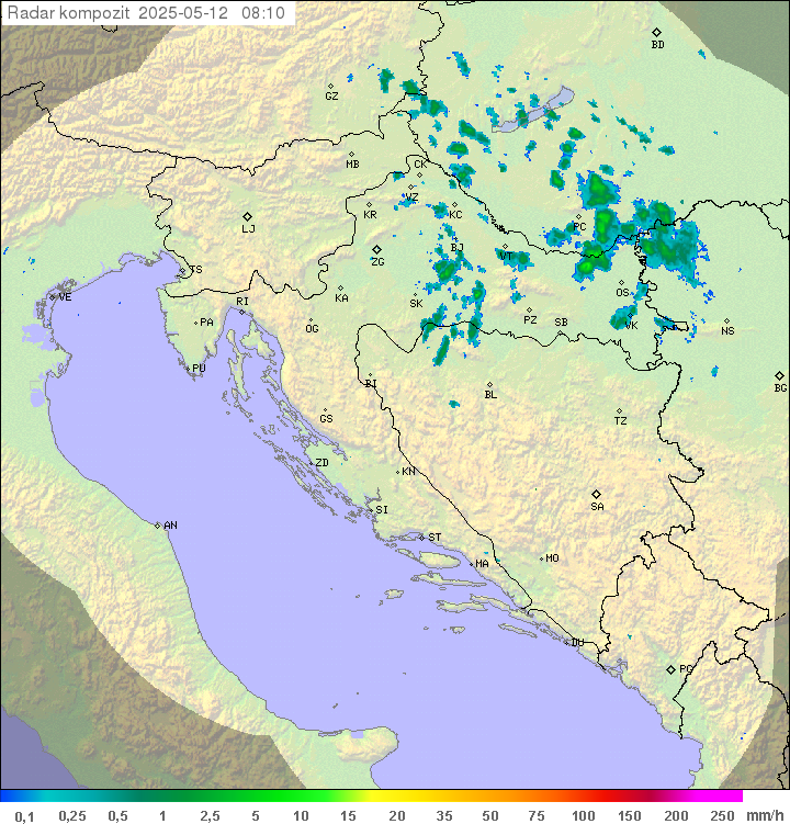 Padavine Hrvaška