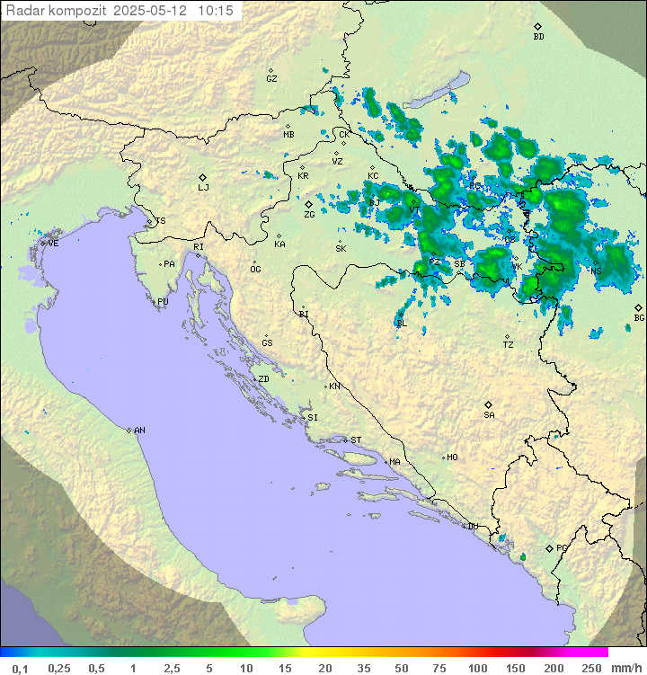 Padavine Hrvaška