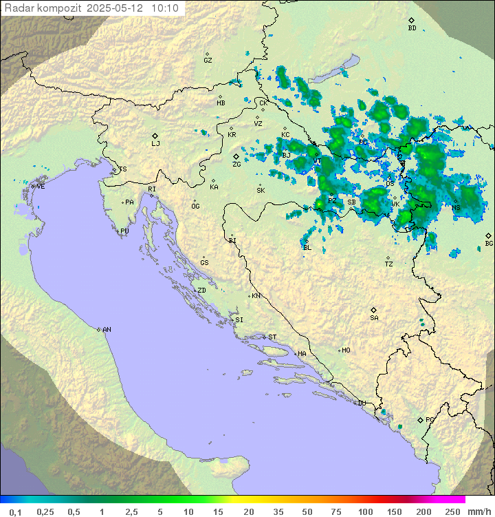 Padavine Hrvaška