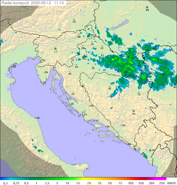 Padavine Hrvaška