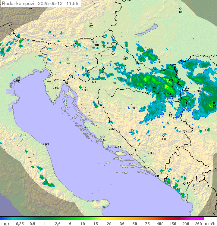 Padavine Hrvaška