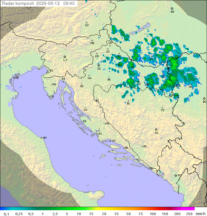 Padavine Hrvaška