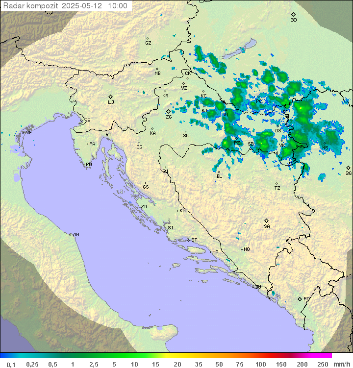 Padavine Hrvaška