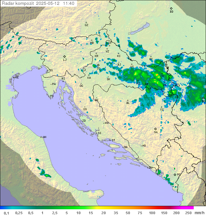 Padavine Hrvaška