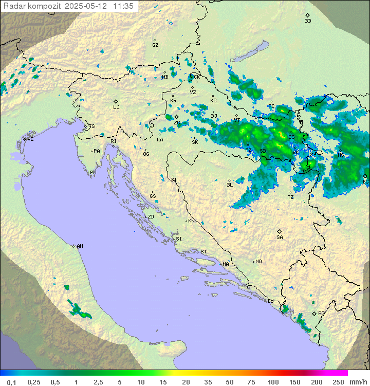 Padavine Hrvaška