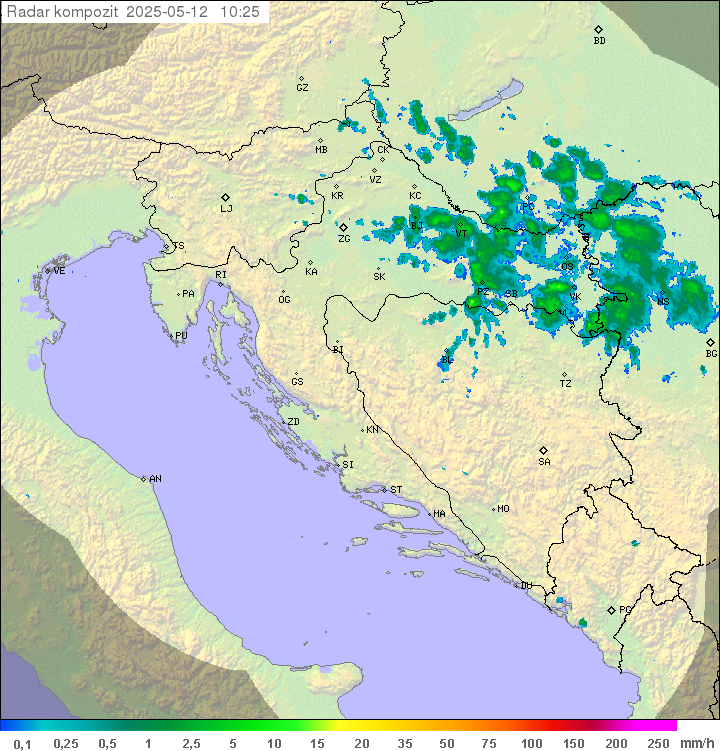 Padavine Hrvaška