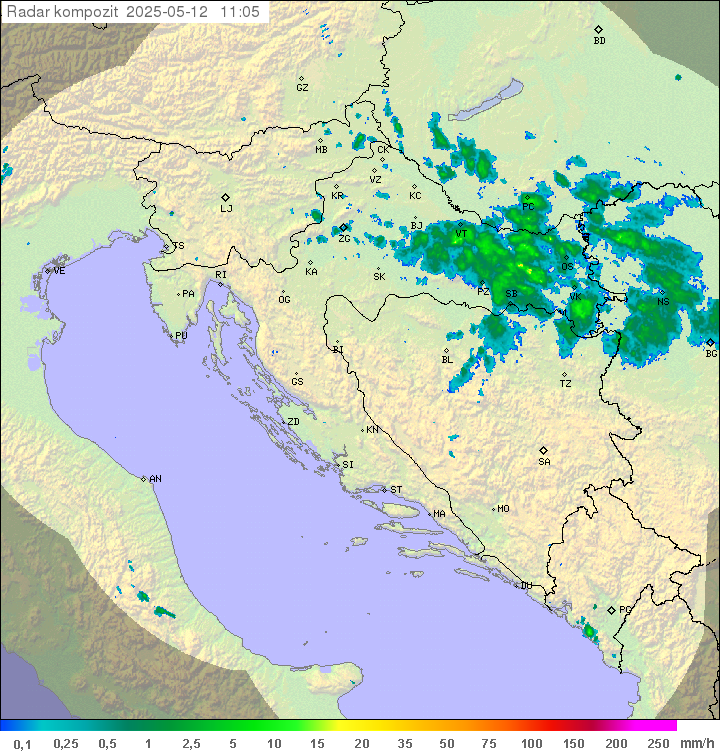 Padavine Hrvaška