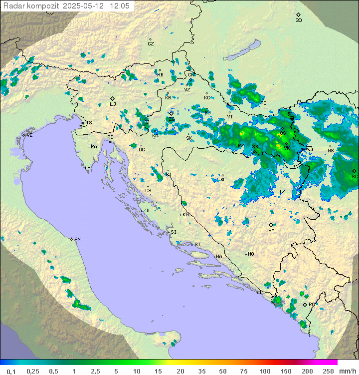 Padavine Hrvaška