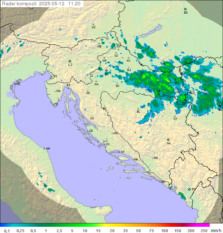 Padavine Hrvaška