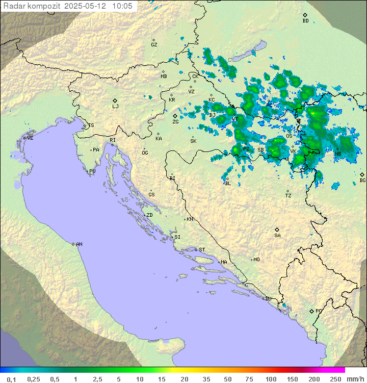 Padavine Hrvaška