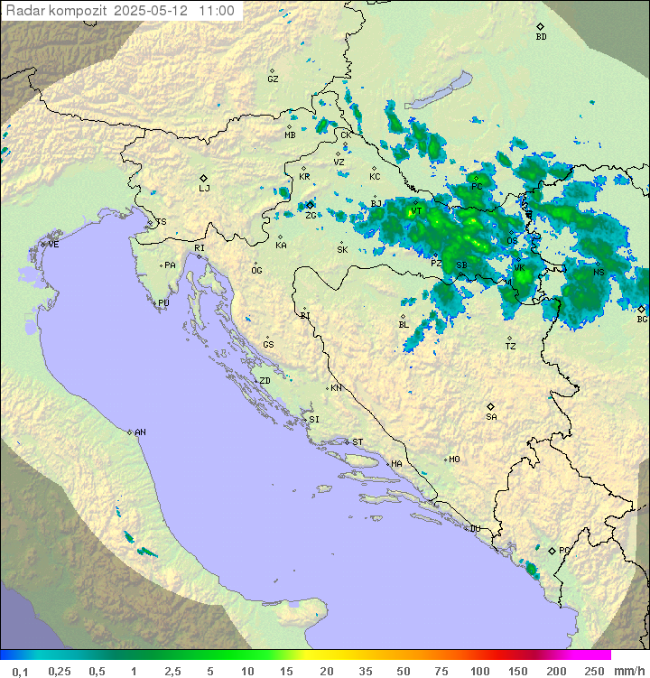 Padavine Hrvaška