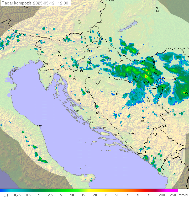 Padavine Hrvaška