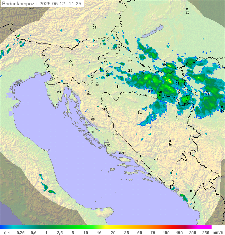 Padavine Hrvaška