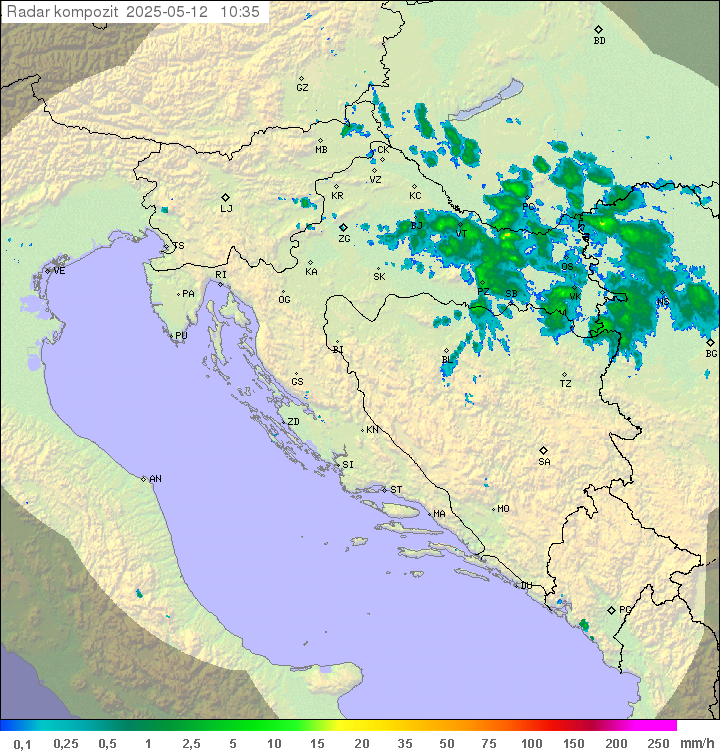 Padavine Hrvaška