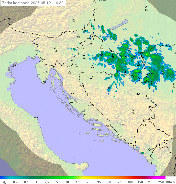 Padavine Hrvaška