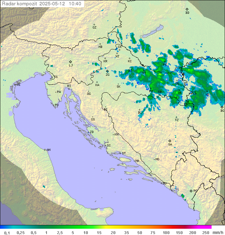 Padavine Hrvaška
