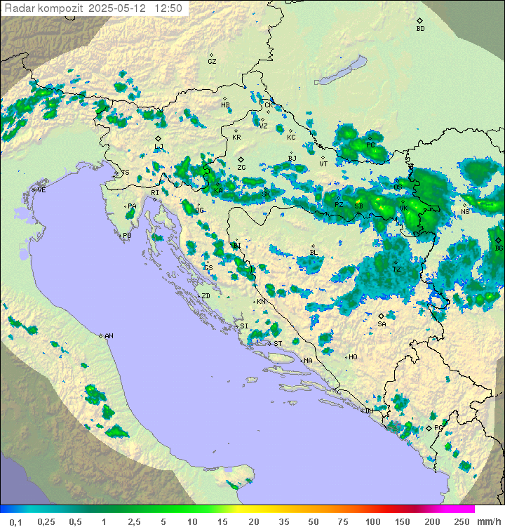Padavine Hrvaška