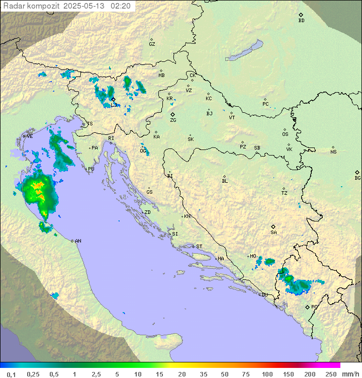 Padavine Hrvaška