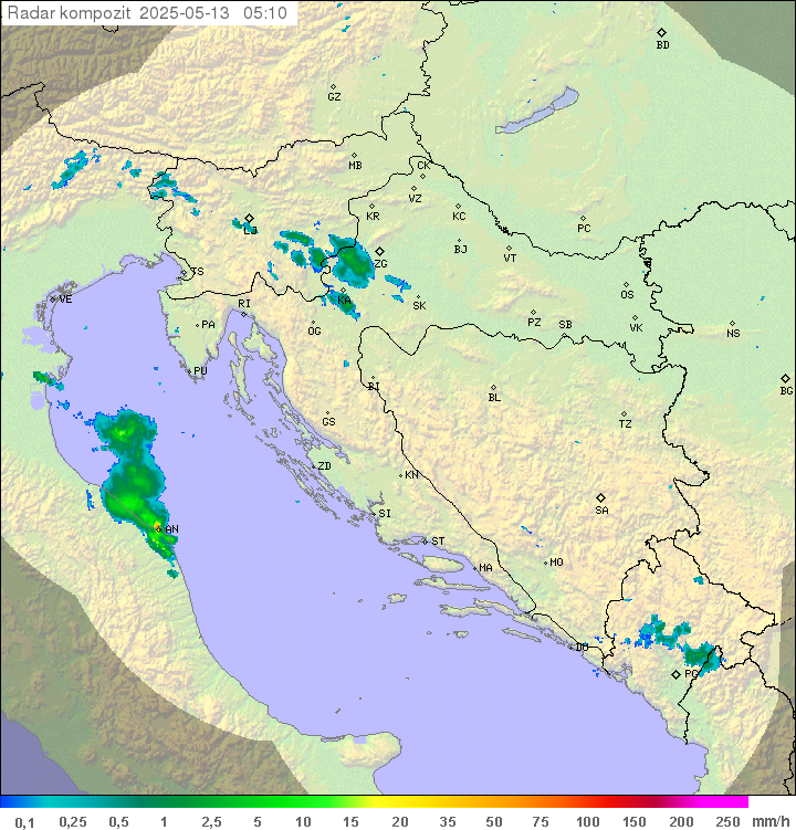 Padavine Hrvaška