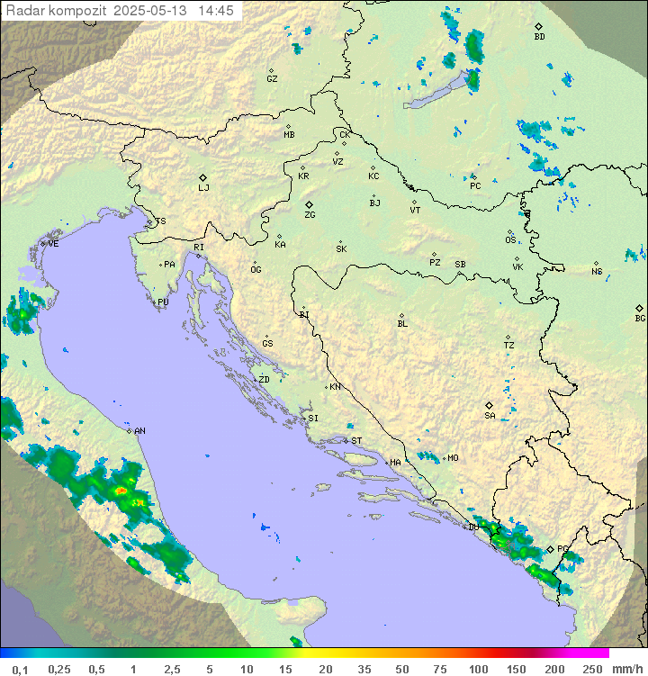 Padavine Hrvaška