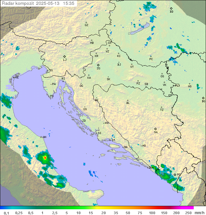 Padavine Hrvaška