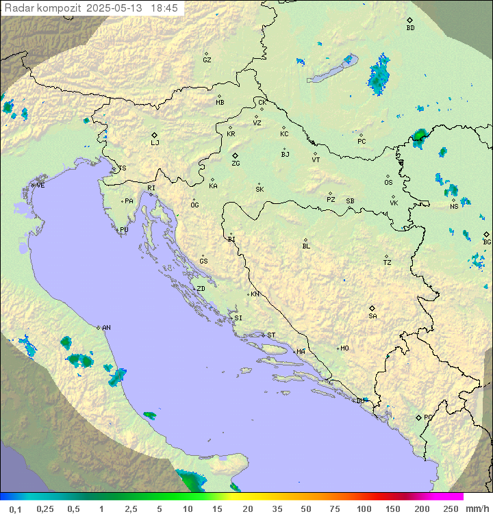Padavine Hrvaška