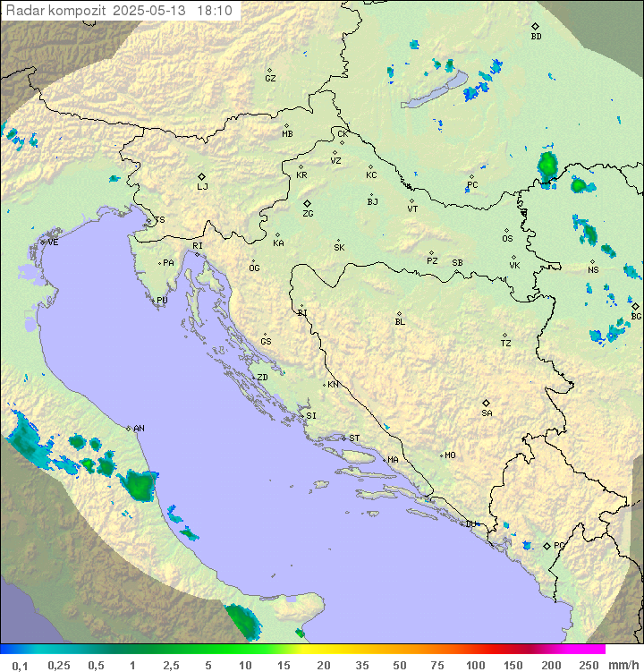 Padavine Hrvaška