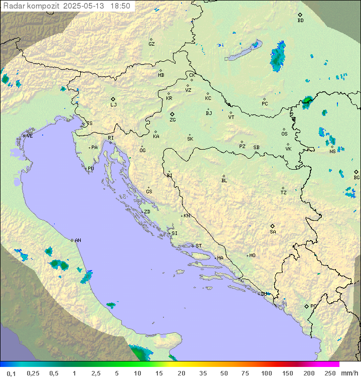Padavine Hrvaška