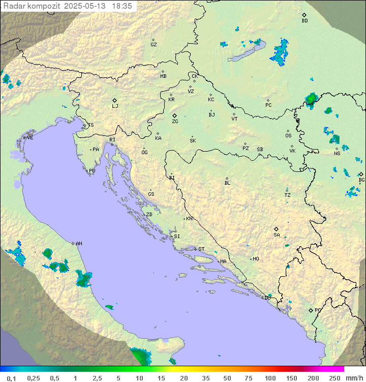 Padavine Hrvaška