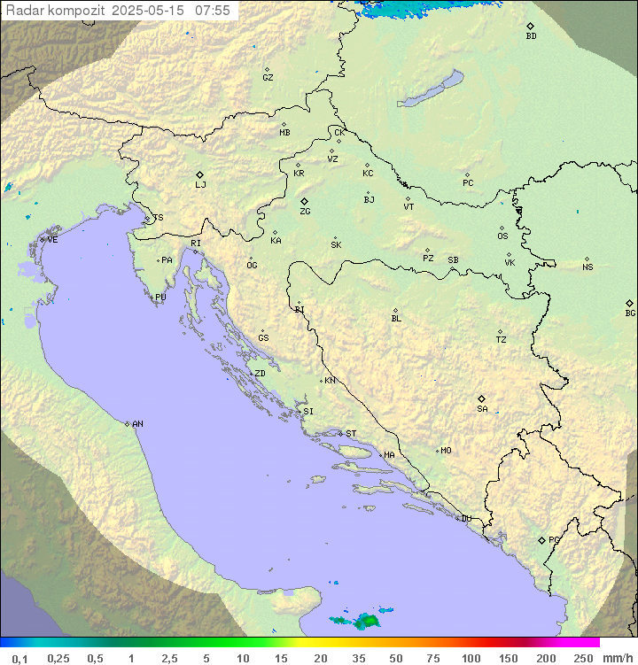 Padavine Hrvaška