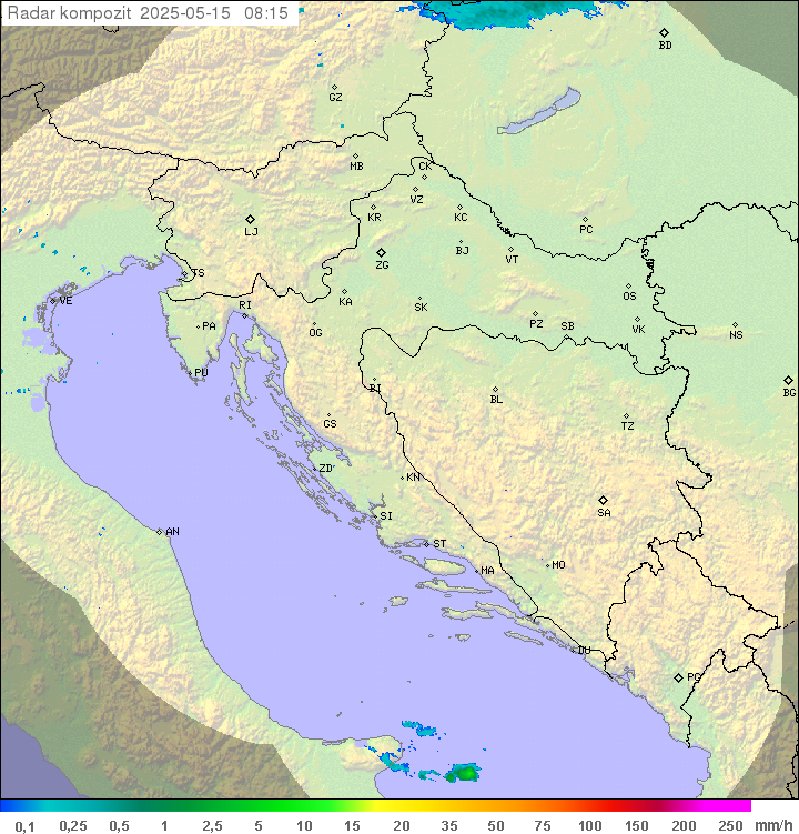 Padavine Hrvaška