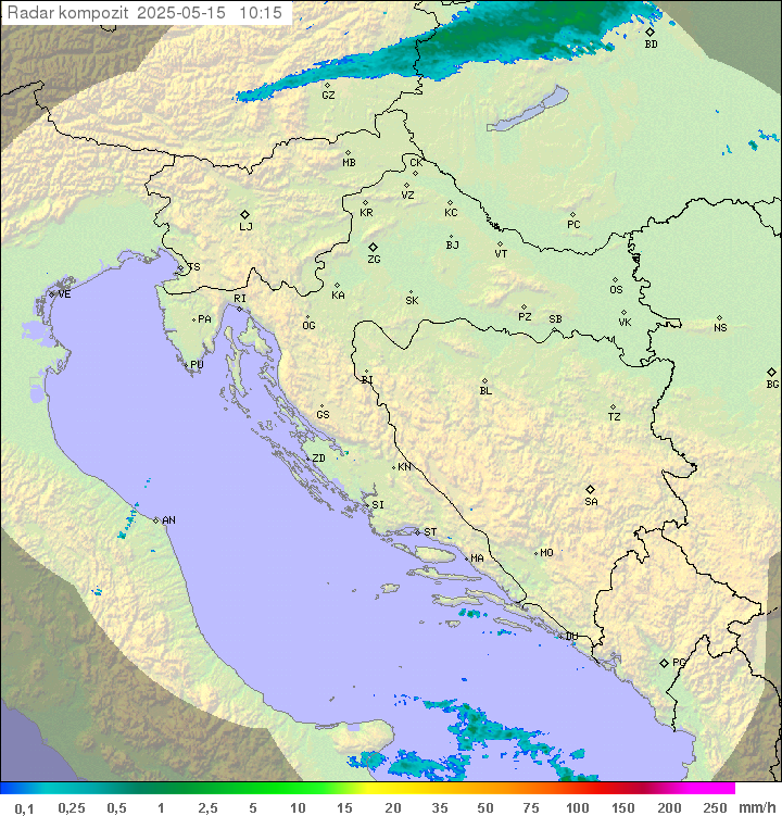 Padavine Hrvaška
