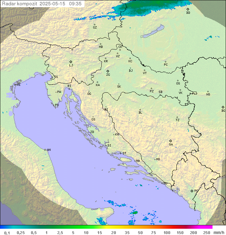 Padavine Hrvaška