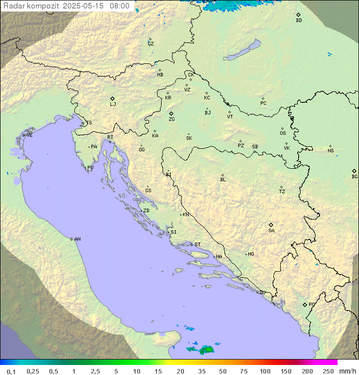 Padavine Hrvaška