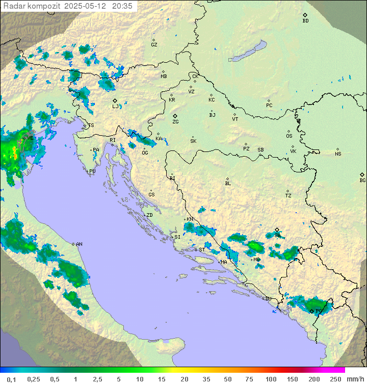 Padavine Hrvaška
