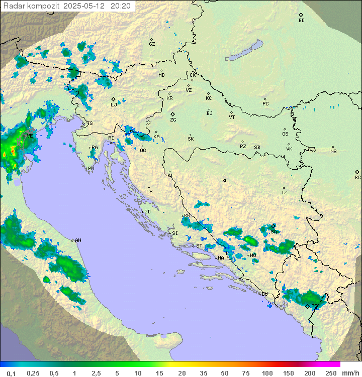 Padavine Hrvaška